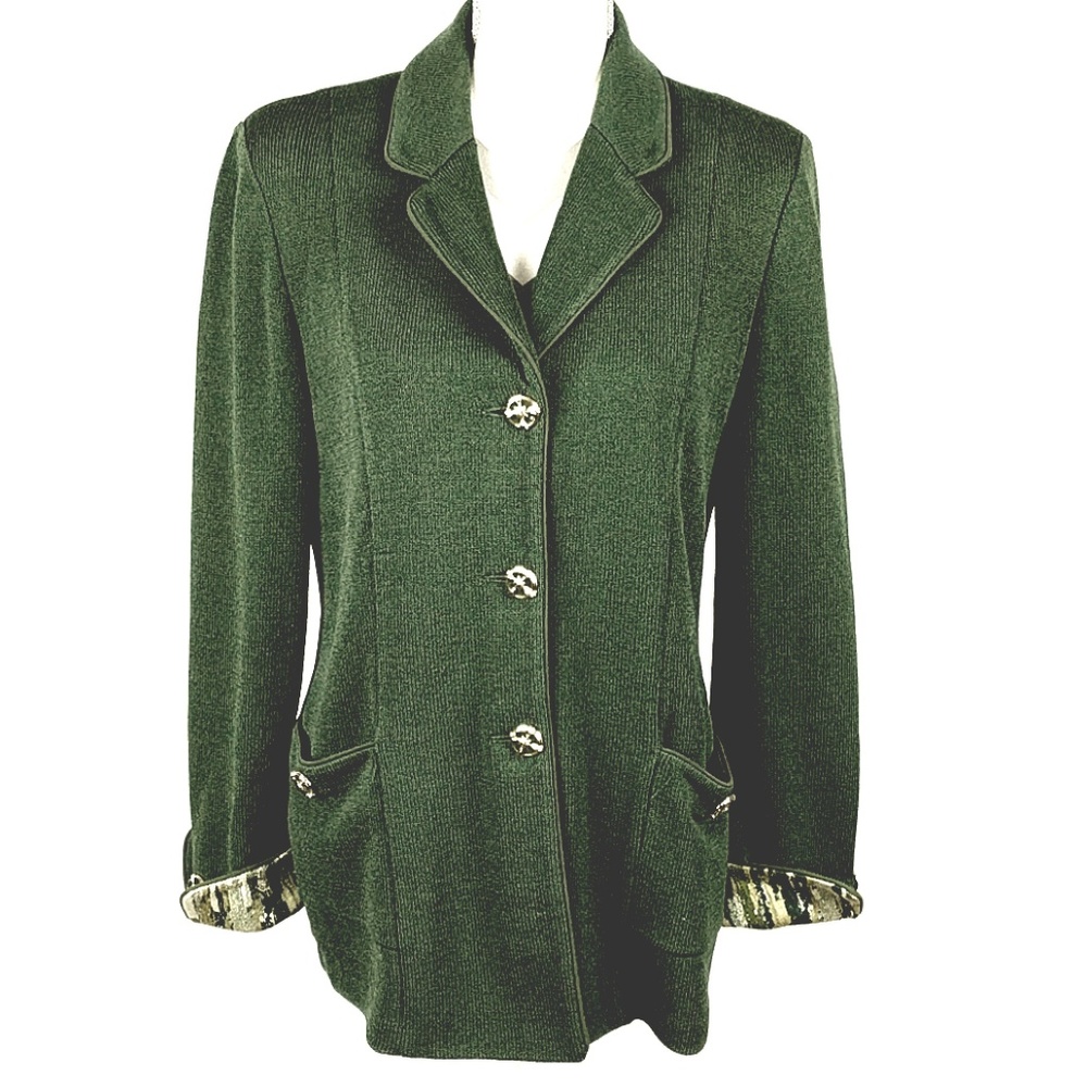 ST. JOHN COLLECTION Knit Jacket Blazer Sz 10